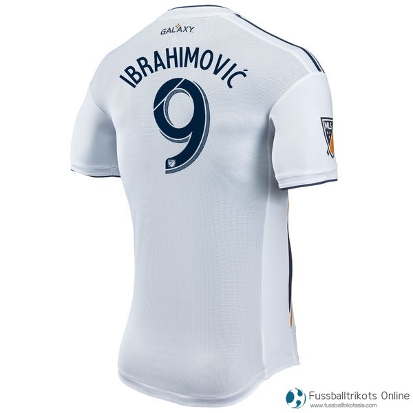 Los Angeles Galaxy Trikot Ibrahimović Heim 2017-18 Weiß Fussballtrikots Günstig